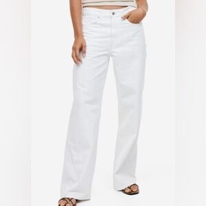 HM white jeans NWT